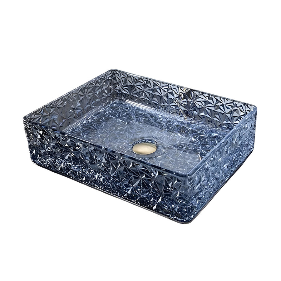 Drop Decorative Square Glass Wash Basin