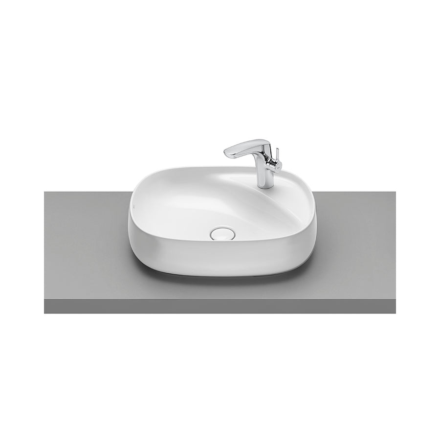 Roca Beyond Over Counter Top Oval Bathroom Basin 56x43 cm Onyx