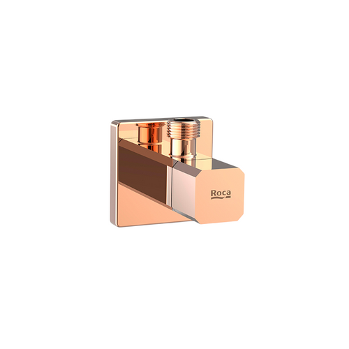 Roca Square Angle Valve Rose Gold