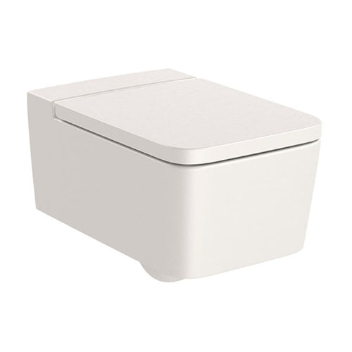 Roca Inspira Wall-Mounted Toilet Seat Beige