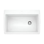 Drop Kitchen Sink 49×56 cm White