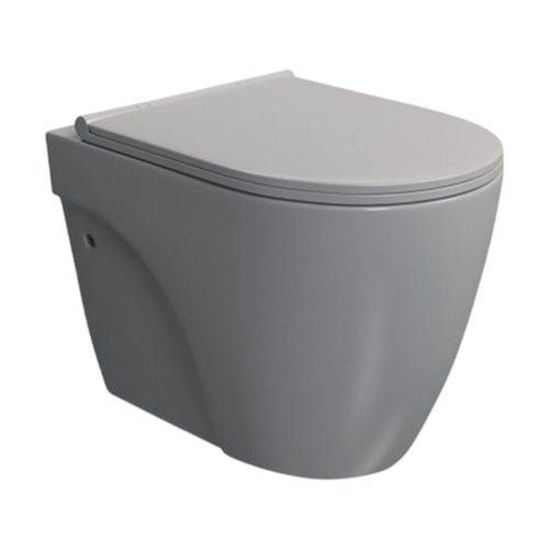 Lecico Matrix Round Rimless Wall-Mounted Toilet Seat