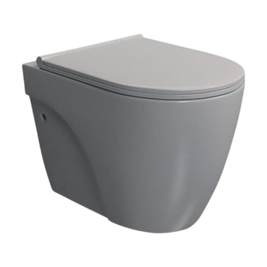 Lecico Matrix Round Rimless Wall-Mounted Toilet Seat