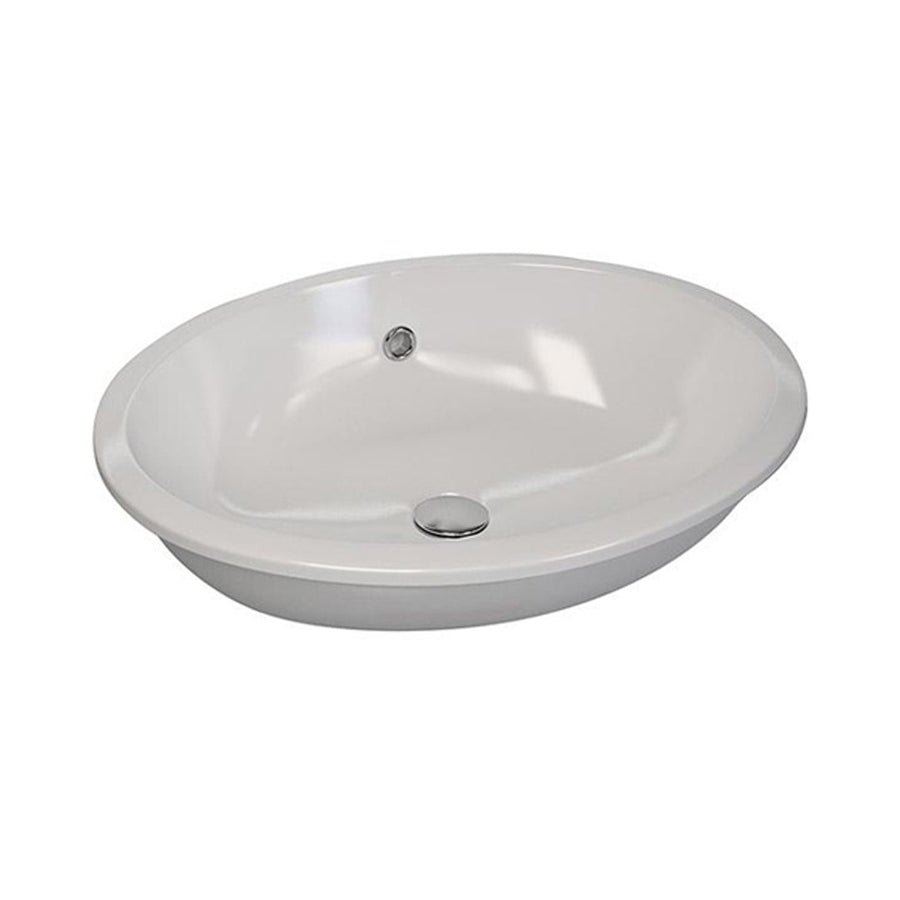 Sarreguemines Tetra Oval Under Counter Washbasin 56 cm