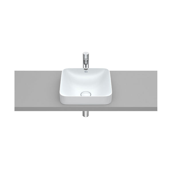 Roca Inspira In CounterTop Bathroom Basin 37x37cm Pearl