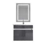 Beroia Furniture Unit with Washbasin 60×46 cm Light grey