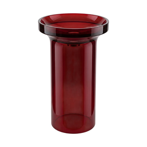 Drop Glass Decorative Wash Basin Red