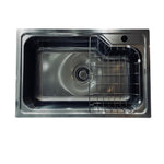 Asil Kitchen Sink 45.5×68.5 cm Black