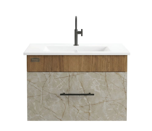 Beroia Furniture Unit with Washbasin 60×46 cm Aris grey