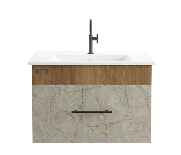 Beroia Furniture Unit with Washbasin 60×46 cm Aris grey