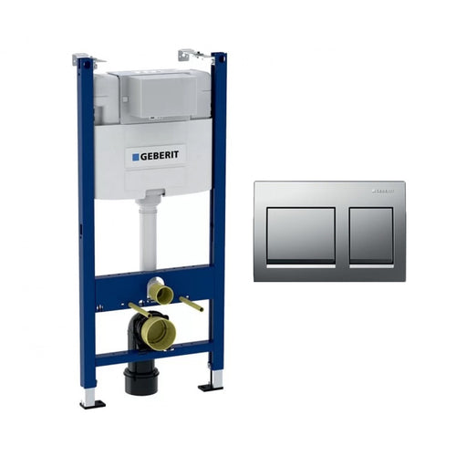 Geberit Chassis Concealed Flush Tank with Flush Plate