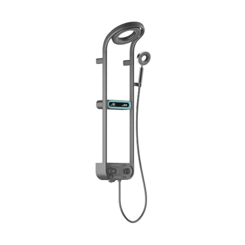 Gawad Round Shower Panel Gray