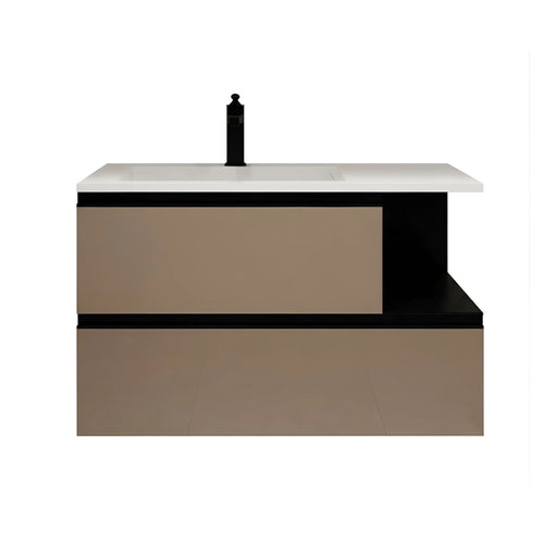 Beroia Furniture Unit with Washbasin 80×46 cm Mink
