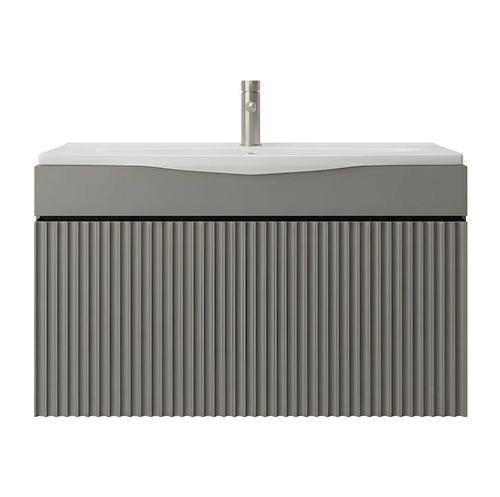 Beroia Furniture Unit with Washbasin 80×40 cm Chrome