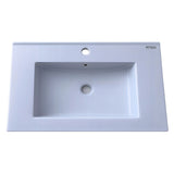 Local white washbasin 80 cm