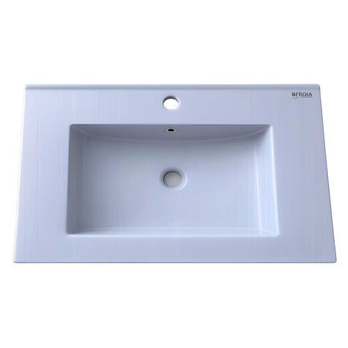 Local white washbasin 80 cm