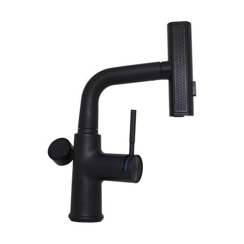 Drop Pullout Kitchen Mixer Black