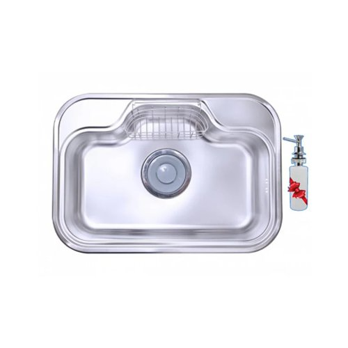 Hans Kitchen Sink 74 × 51 cm Stainless