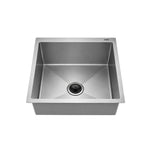 هانز Handmade Kitchen Sink 50 × 46 cm Stainless with Drain