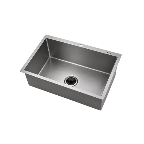 Hans Handmade Kitchen Sink 51 × 46 cm Stainless with Drain