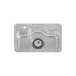 Hans Kitchen Sink 63 × 48 cm Stainless