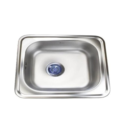 Hans Kitchen Sink 43 × 48 cm Stainless ISS 480 with Drain