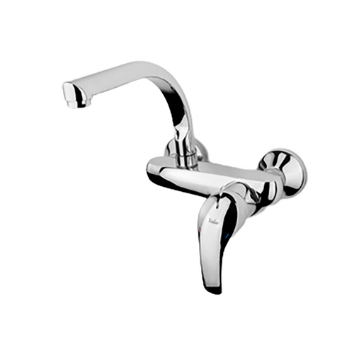 Wall-Mounted Kitchen Mixer Palermo Chrome Value