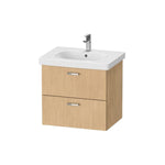 Duravit XBase Vanity Unit, 2 drawers (for D-Code basin 65 cm)