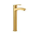 Sarrdesign Amazon High-Neck Basin Mixer Matt Gold