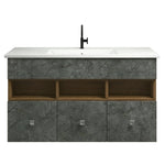 Beroia Furniture Unit with Washbasin 100×46 cm Aris antrasit