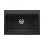 Beroia Granite Kitchen Sink 68×46 cm Black