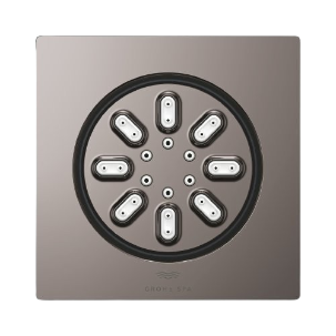 Jet Square Aqua Glossy Graphite Grohe