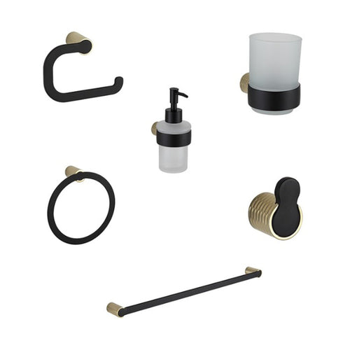 Infinity Bathroom Accessories Set 4800 x Gold