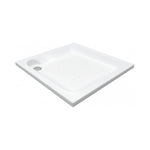 Sanipure Semplice Square Shower Tray 90 x 90 × 7 cm White