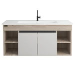 Beroia Furniture Unit with Washbasin 100×46 cm Chrome