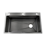 Drop Kitchen Sink 49×90 cm Grey