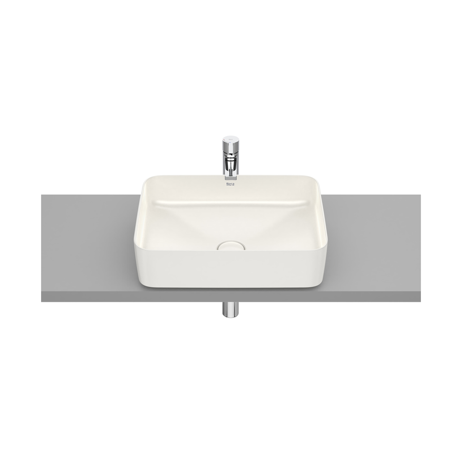 Roca Inspira Over Counter Top Square Bathroom Basin 50x37 cm