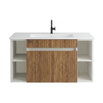 Beroia Furniture Unit with Washbasin 80×46 cm Brown pesaro