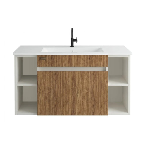 Beroia Furniture Unit with Washbasin 80×46 cm Brown pesaro