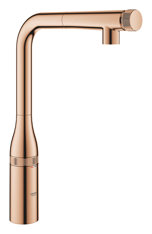 Grohe Essence SmartControl Kitchen Mixer Glossy Rose Gold