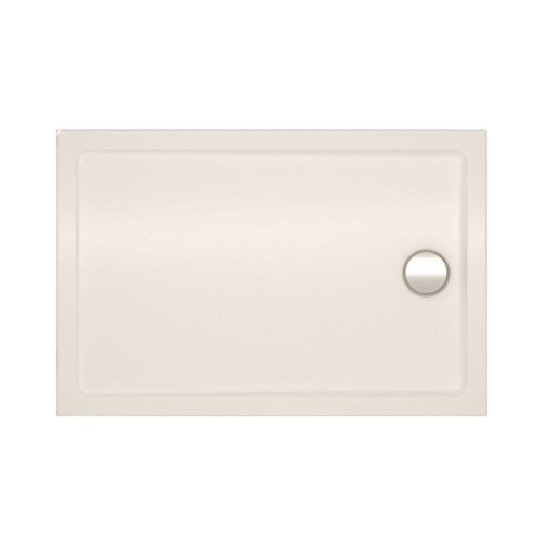 Sanipure Carmi Rectangle Shower Tray 120 x 70 x 6 cm Pergamon